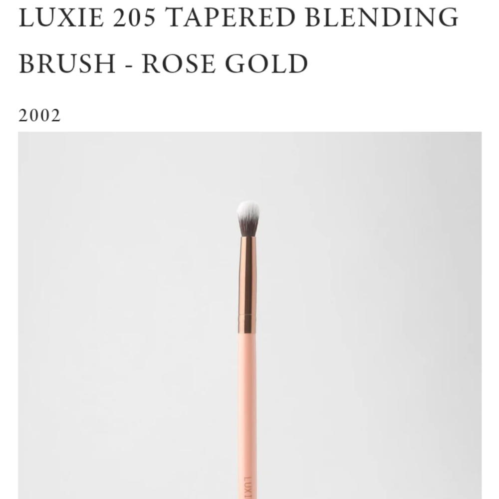 Luxie 205 Tapered Blending Brush NIP NWT